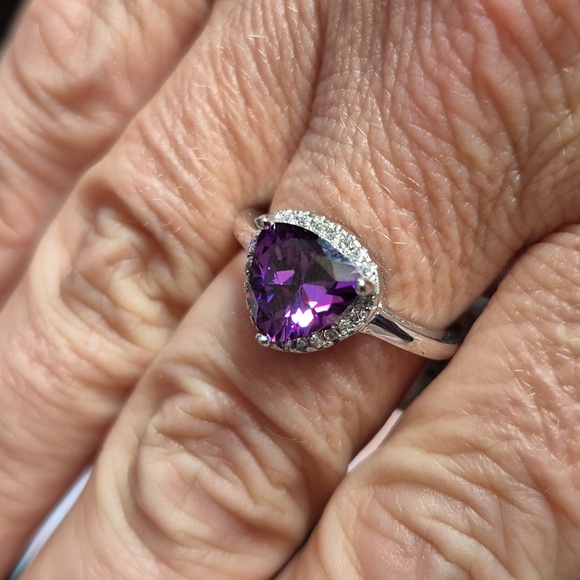 Swarovski Jewelry - STERLING SWAROVSKI AMETHYST